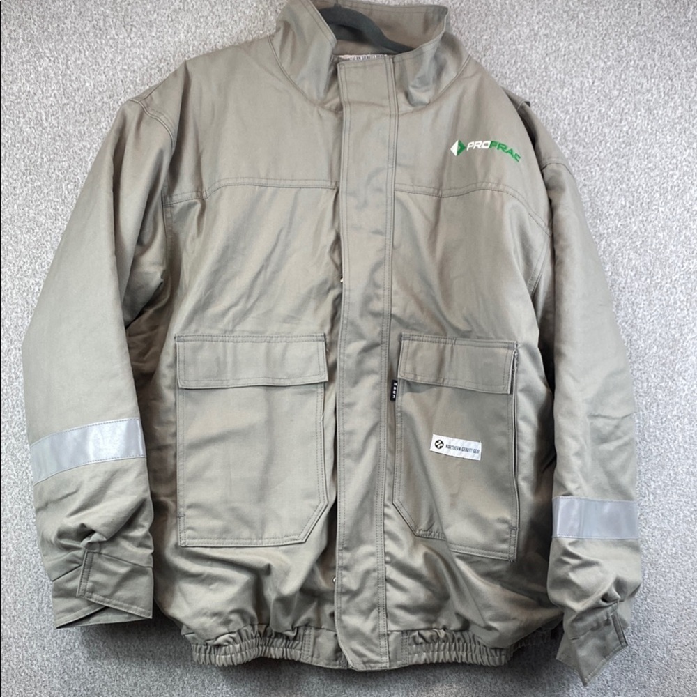 Northern Gravity gear welding jacket FR 2112 HRC3 bomber style gray reflective